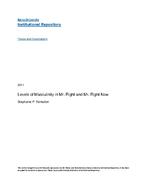 Levels of masculinity in Mr. Right and Mr. Right Now